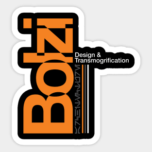 Bolzi Design & Transmogrification Sticker